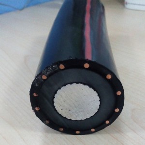 22kv Xlpe Al / Cu Core XLPE Insulated Power Cable With Concentric Conductor