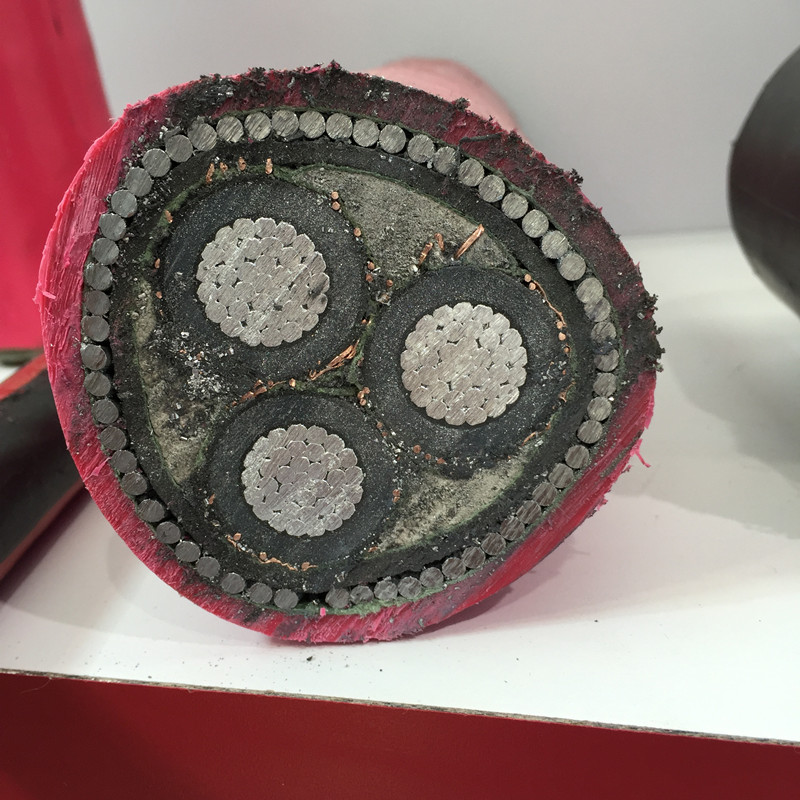 SANS 1339 XLPE Insulated 6mm 3 Core Swa Armoured Cable For Rated Voltages 3.8/6.6 KV To 19/33 KV
