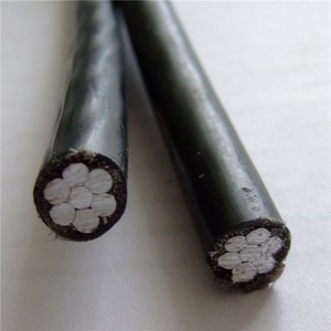 Low Voltage Duplex Insulated ABC Power Cable 2x16mm2 NFC 33-209 Standard